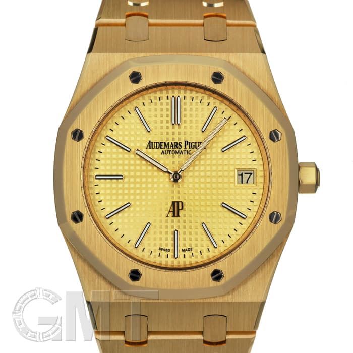 Amber 腕時計 ゴールド イエロー　美品　中古 中古)AUDEMARS PIGUET オーデマ・ピゲ ロイヤルオーク 15202BA.OO