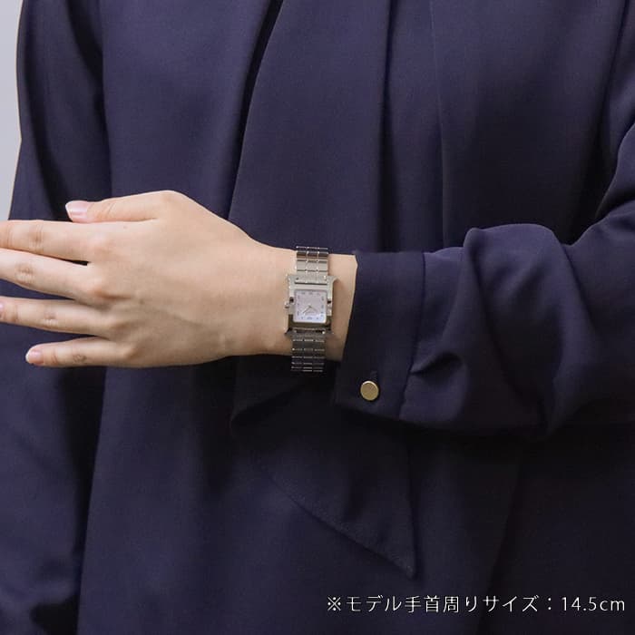 未使用)HERMES エルメス Hウォッチ HH1.210（商品ID：3717016302611