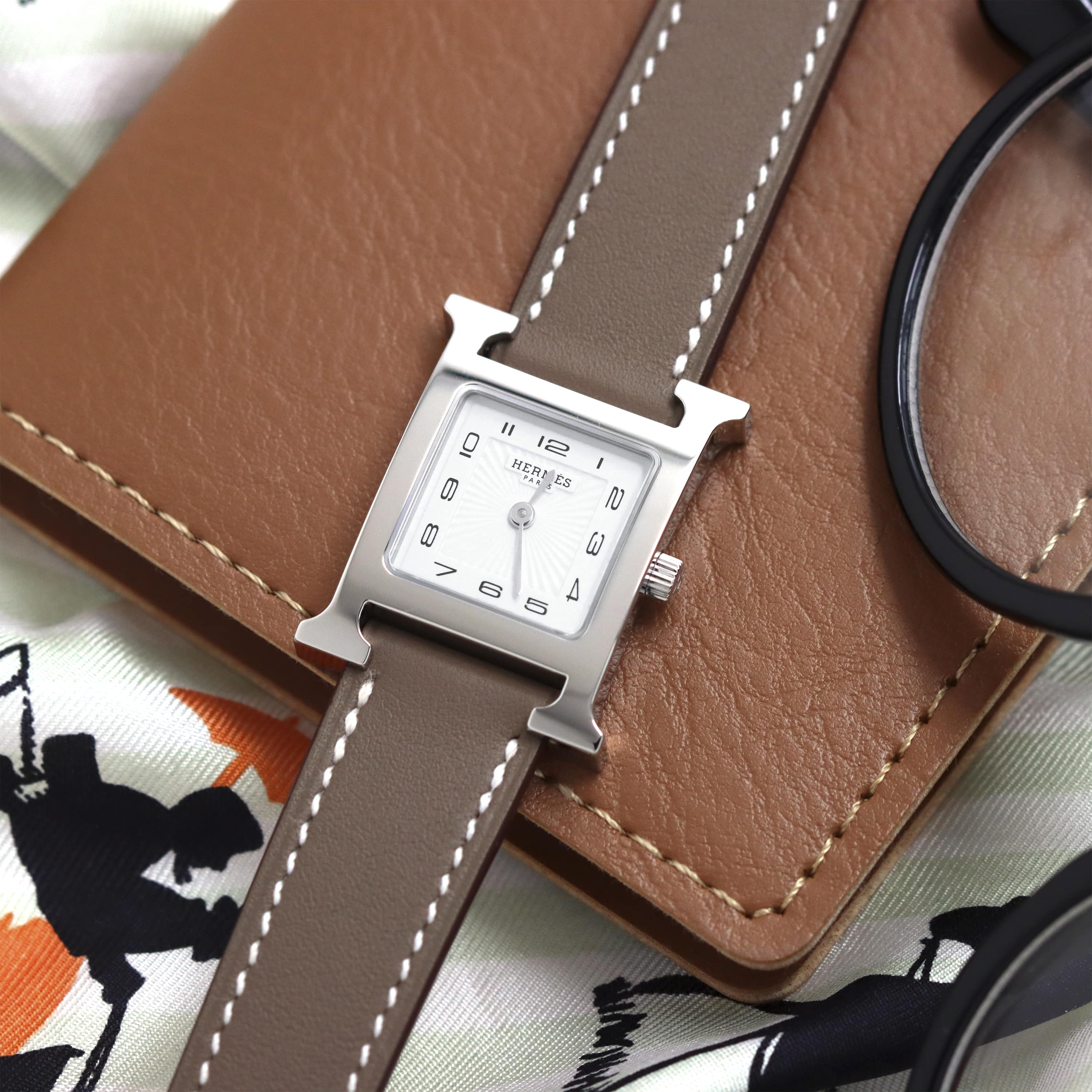 未使用)HERMES エルメス Hウォッチ HH1.210.131/WW18(W036709WW00