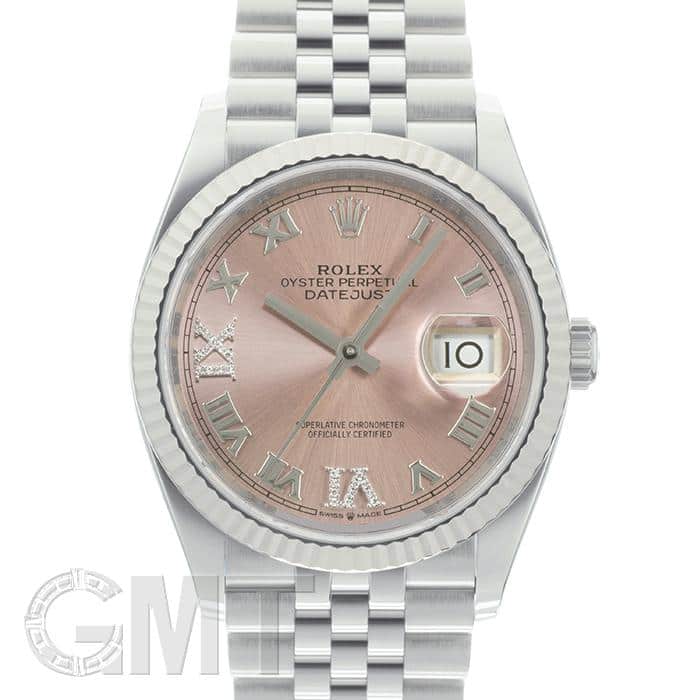 中古)ROLEX ロレックス デイトジャスト 36 126234 ピンク VI IX