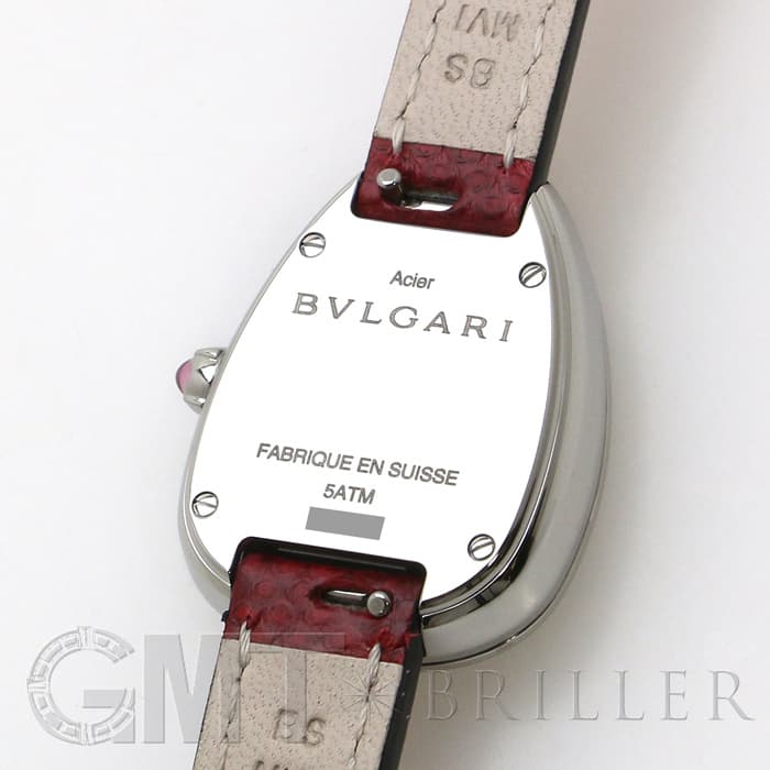 新品)BVLGARI ブルガリ セルペンティ SP32WSDL ホワイトMOP レッド