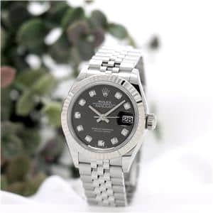 ROLEX ロレックス デイトジャスト 28 279174G ダークロジウム 10Pダイヤ メイン