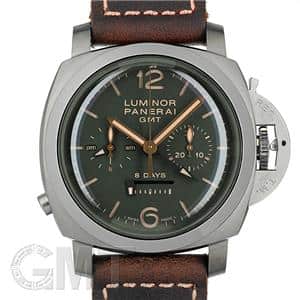 OFFICINE PANERAI オフィチーネ パネライ ルミノール 1950 クロノグラフ モノプルサンテ 8デイズ GMT チタニオ 44mm PAM00737【ブティック限定モデル】 メイン