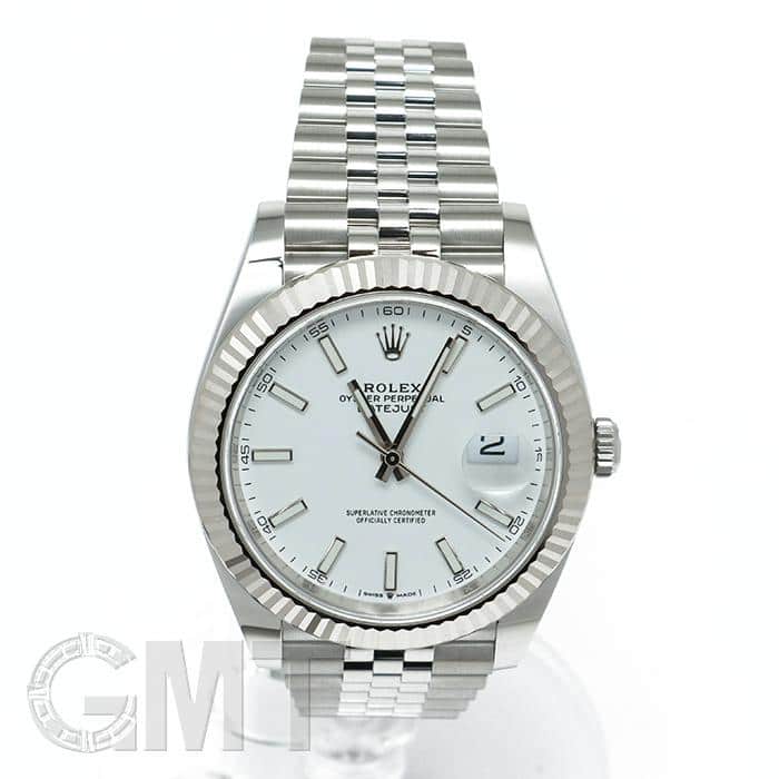 未使用)ROLEX ロレックス デイトジャスト 41 126334 ホワイト