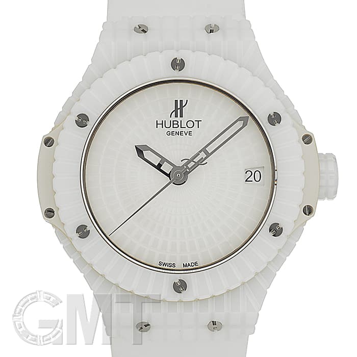 中古)HUBLOT ウブロ ビッグバン ホワイトキャビア 346.HX.2800.RW