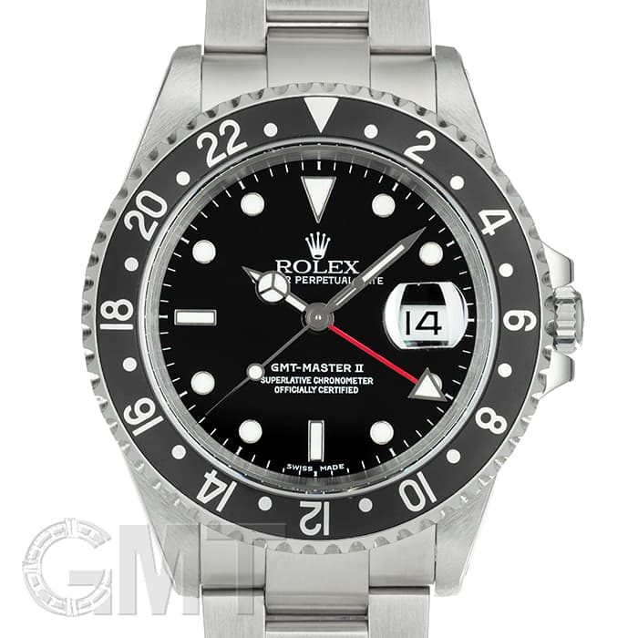 中古)ROLEX ロレックス GMTマスター II 16710 ブラック Y番（商品ID：3717008138617）詳細ページ |  腕時計のGMT｜中古ブランド時計の販売買取も。ロレックス買取強化中