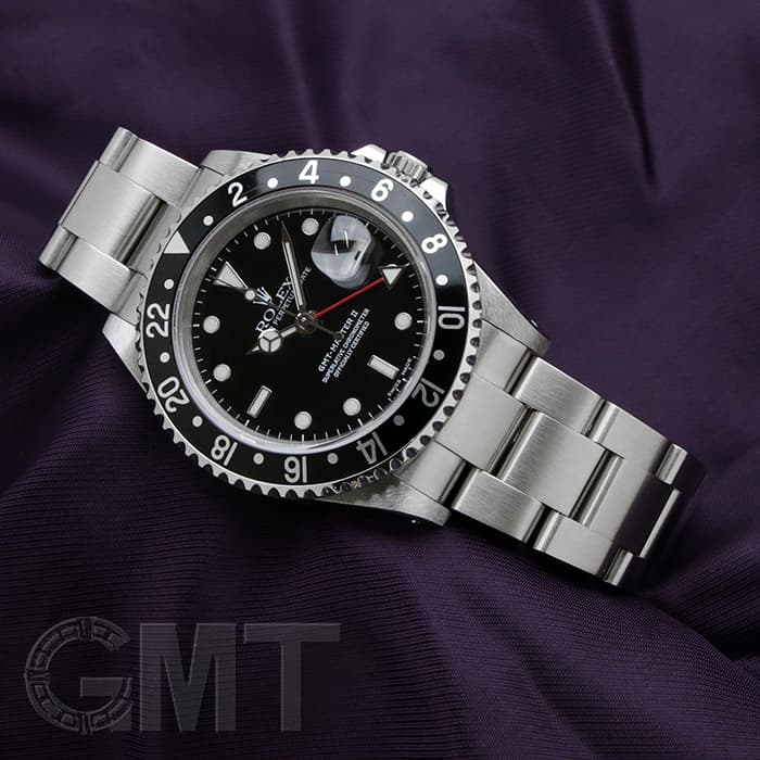中古)ROLEX ロレックス GMTマスター II 16710 ブラック Y番（商品ID