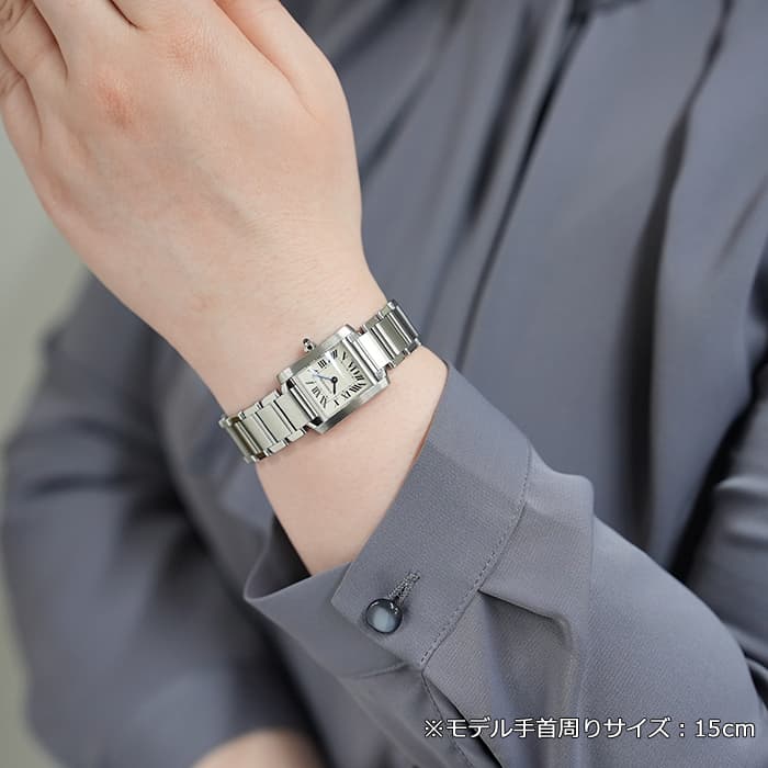 中古)CARTIER カルティエ タンク フランセーズ SM W51008Q3（商品ID