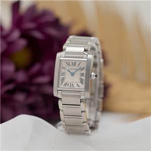 中古)CARTIER カルティエ タンク フランセーズ SM W51008Q3（商品ID