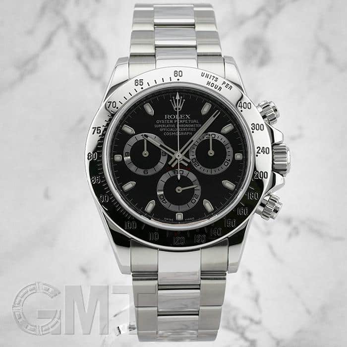 ロレックス壁掛け 黒デイトナ　希少品 中古)ROLEX ロレックス デイトナ 116520 ブラック（商品ID