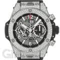 HUBLOT ウブロ ビッグバン ウニコ 42mm チタニウム  パヴェ ラバー 441.NX.1170.RX.1704