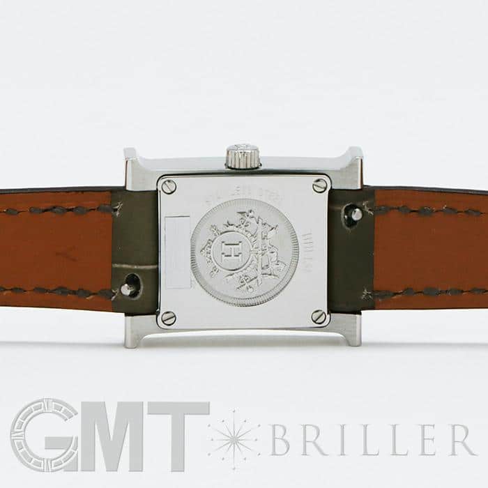 新品)HERMES エルメス Hウォッチ W053019WW00 グレーエレファント