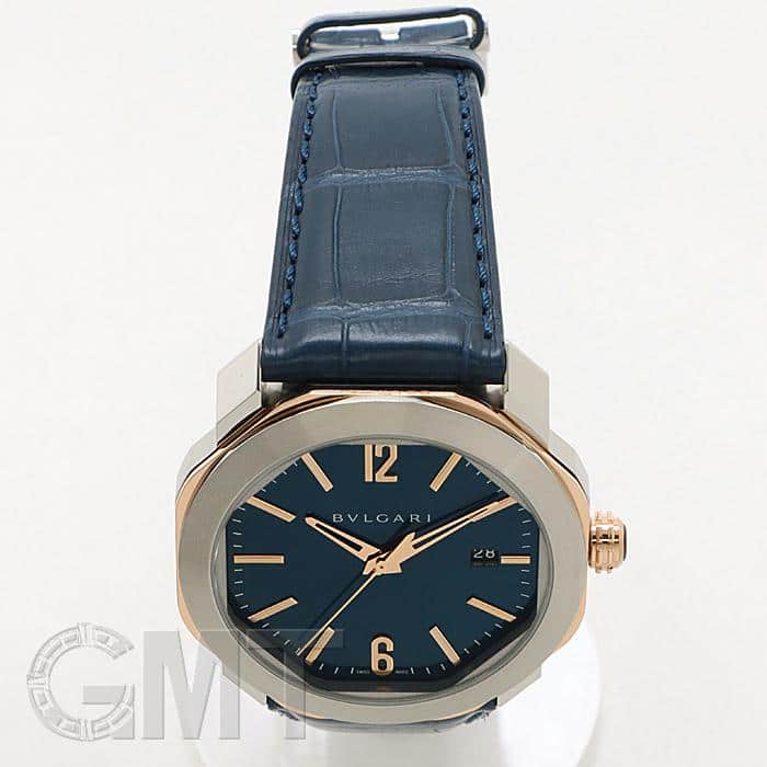 クォーツ 時計 黒/金 新品)BVLGARI ブルガリ オクト 103205（商品ID：2717011673618