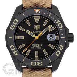 TAG HEUER タグ・ホイヤー アクアレーサー 300M キャリバー5 ブラック チタニウム ブラウンナイロン WAY208C.FC6383 メイン