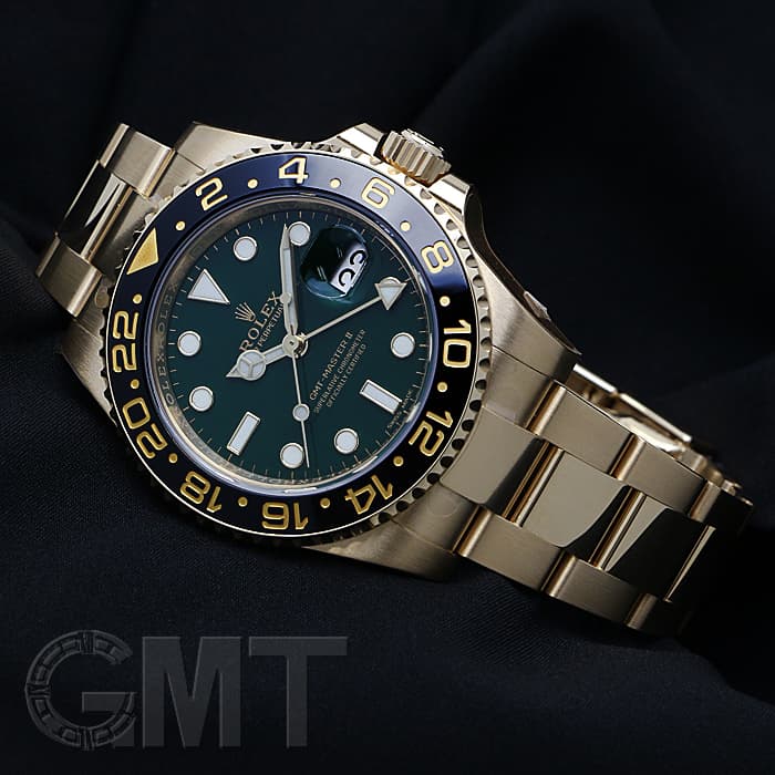 未使用)ROLEX ロレックス GMTマスター II 116718LN グリーン（商品ID