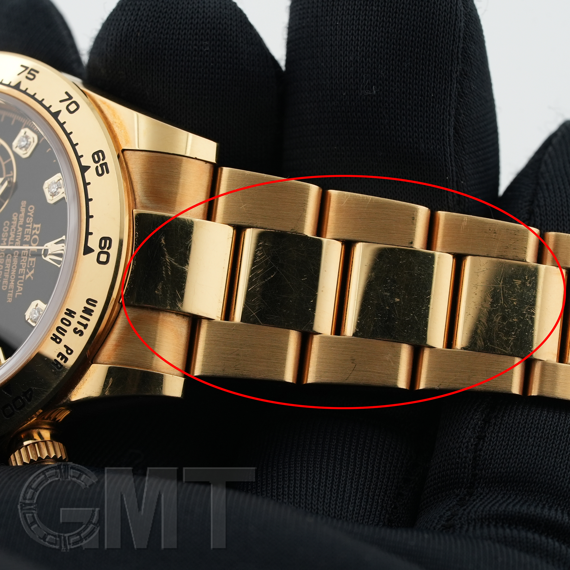 委託)ROLEX ロレックス デイトナ 116508G ブラック 8Pダイヤ（商品ID