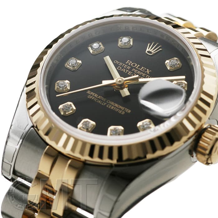 新品)ROLEX ロレックス デイトジャスト 179173G ブラック（商品ID