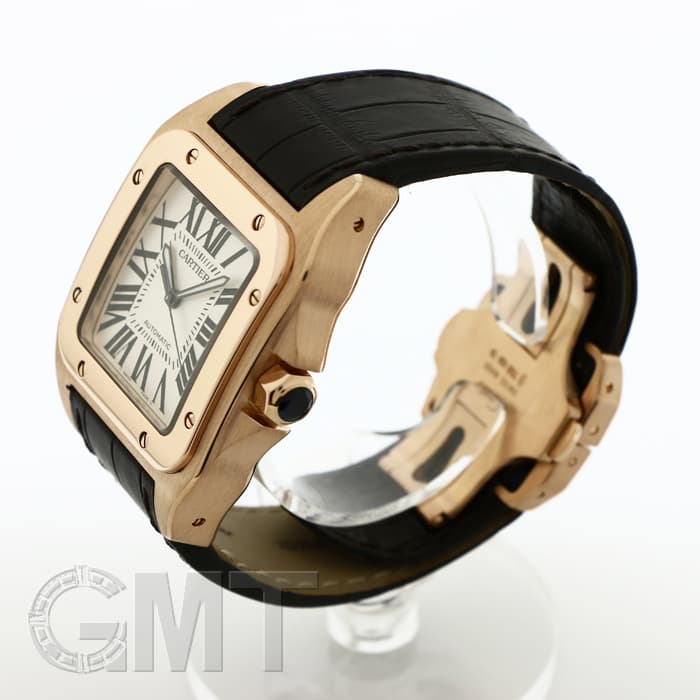 中古)CARTIER カルティエ サントス 100 LM ピンクゴールド W20095Y1