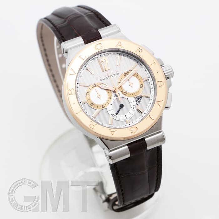 新品)BVLGARI ブルガリ ディアゴノ カリブロ303 クロノグラフ