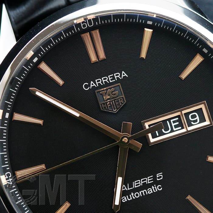新品)TAG HEUER タグ・ホイヤー カレラ Cal.5 デイデイト ブラック
