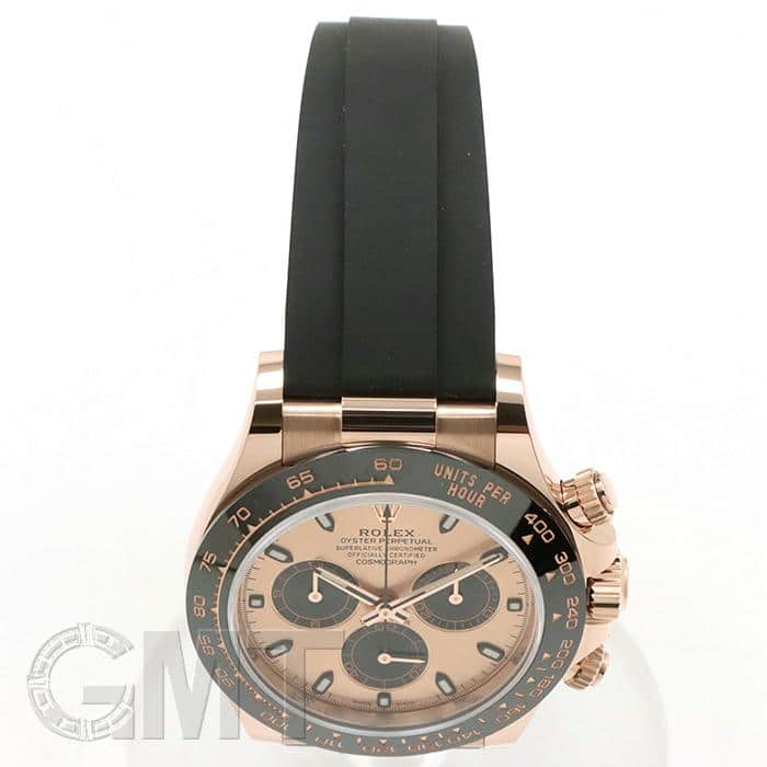 未使用)ROLEX ロレックス デイトナ 116515LN ピンク/ブラック ラバー