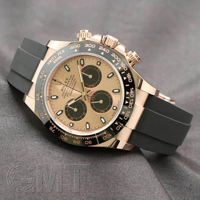 未使用)ROLEX ロレックス デイトナ 116515LN ピンク/ブラック ラバー