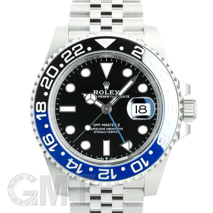 ROLEX GMTマスターⅡ 126710 純正ジュビリーブレス フル駒 極美品 中古)ROLEX ロレックス GMTマスター II 126710BLNR ブルー
