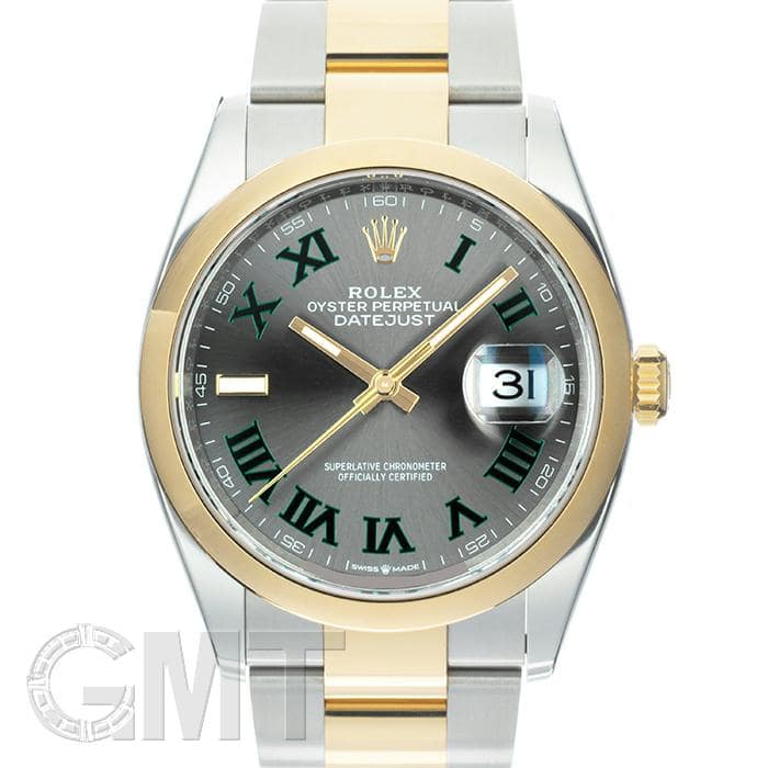 中古)ROLEX ロレックス デイトジャスト 36 126203 スレートローマ