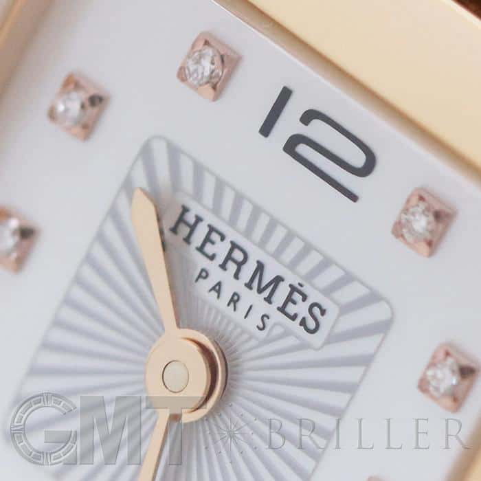 新品)HERMES エルメス Hウォッチ W053355WW00 ピンクゴールドプレー