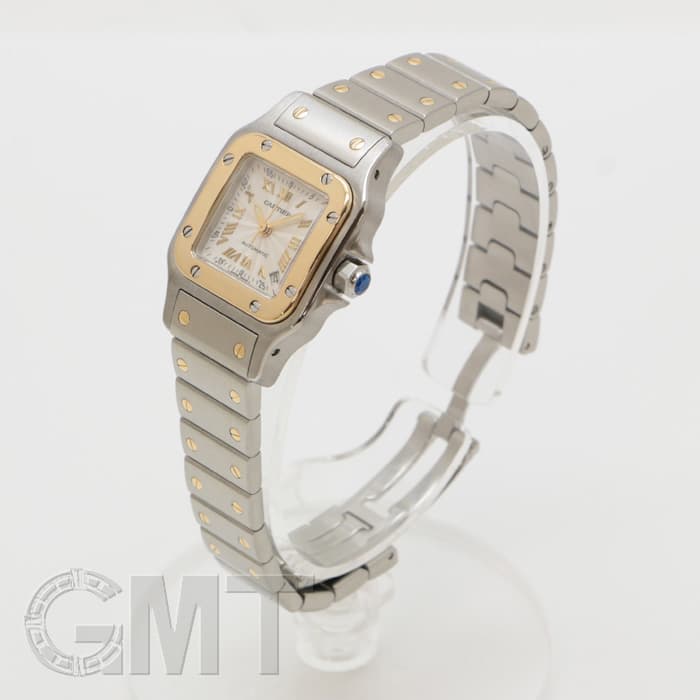 中古)CARTIER カルティエ サントス ガルベSM YG×SS ギョウシェ ローマ