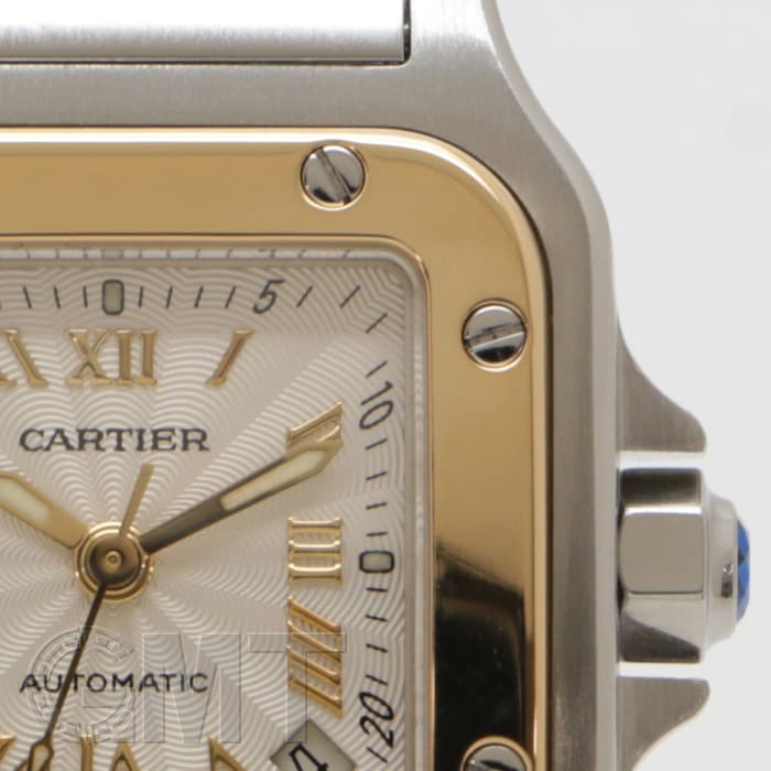 中古)CARTIER カルティエ サントス ガルベSM YG×SS ギョウシェ