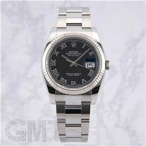 ROLEX ロレックス デイトジャスト 116234 ブラックローマ オイスターブレスレット メイン