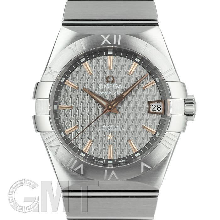 新品)OMEGA オメガ コンステレーション 38MM グレーピラミッド 123.10