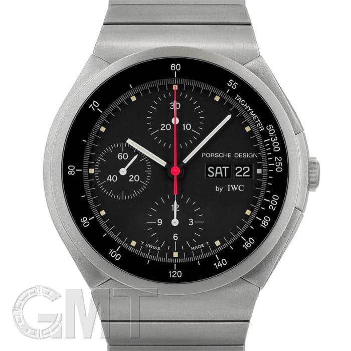 【美品・稼働品】 ポルシェデザイン Porsche Design IWC コンビ 中古)PORSCHE DESIGN ポルシェデザイン byIWC クロノグラフ 11021