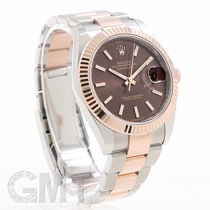 ROLEX デイトジャスト41 オイスターブレス ステンレス 72610 中古)ROLEX ロレックス デイトジャスト 41 126300 ブラック