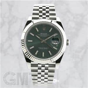 ROLEX ロレックス デイトジャスト 41 126334 ミントグリーン ジュビリーブレスレット メイン