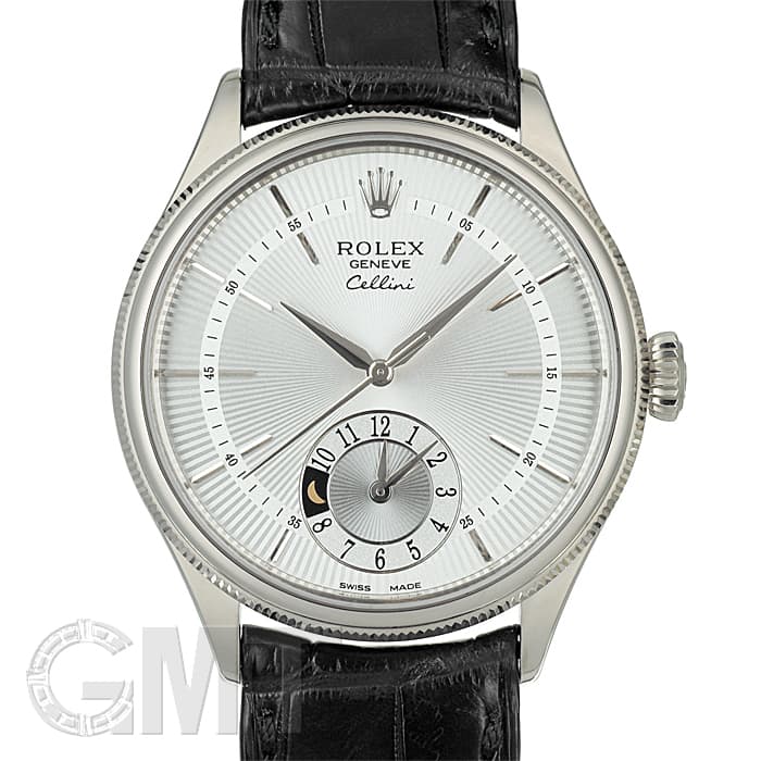 チェリー 中古)ROLEX ロレックス チェリーニ デュアルタイム 50529 シルバー