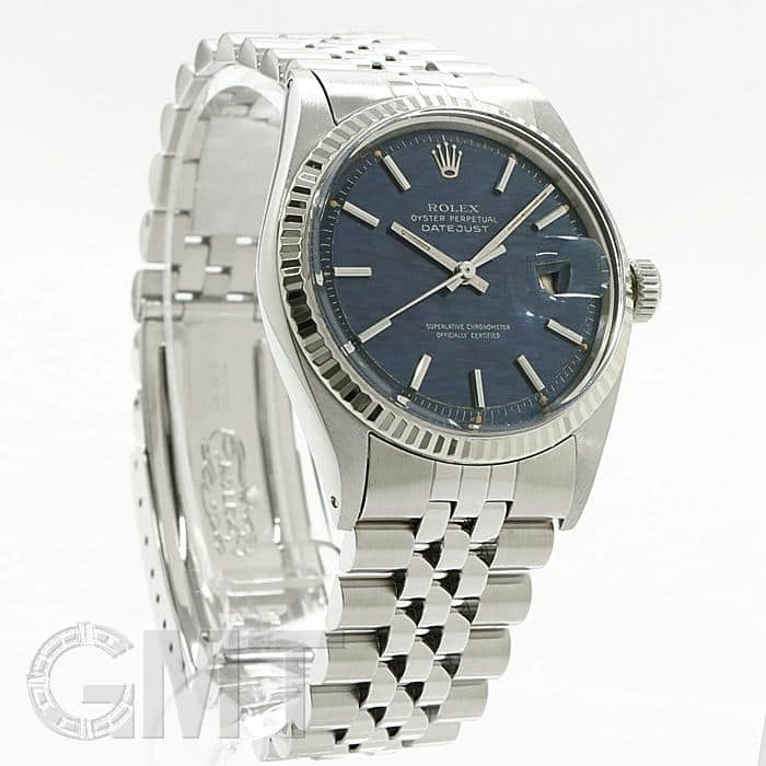 中古)ROLEX ロレックス デイトジャスト 1601 ブルー モザイク