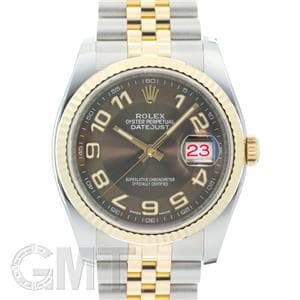 ROLEX ロレックス デイトジャスト 116233 ブラウン コンセントリック メイン