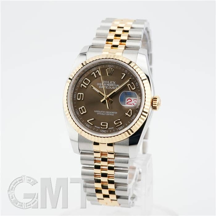 中古)ROLEX ロレックス デイトジャスト 116233 ブラウン