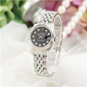 ROLEX ロレックス デイトジャスト 179174G ブラック 10Pダイヤ ジュビリーブレスレット メイン