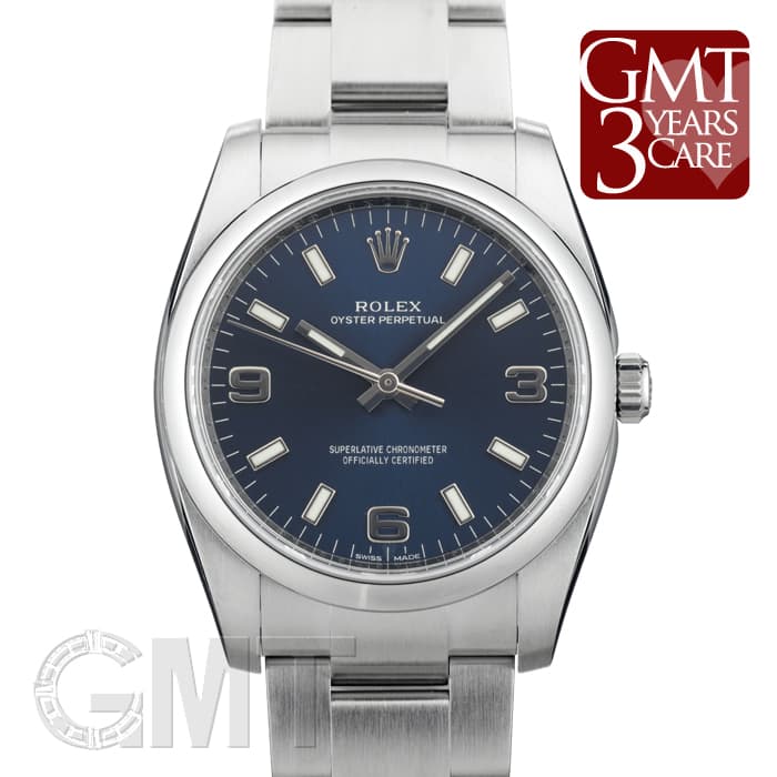 中古)ROLEX ロレックス オイスターパーペチュアル 114200 ブルー