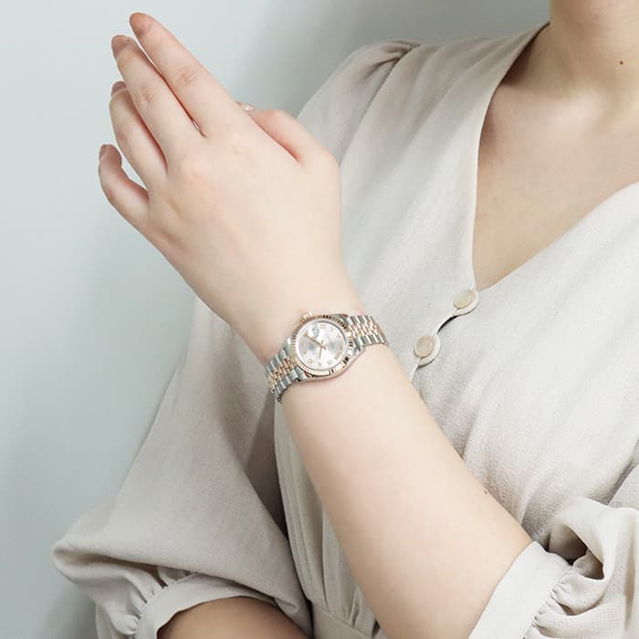 中古)ROLEX ロレックス デイトジャスト 28 279171 サンダストローマ