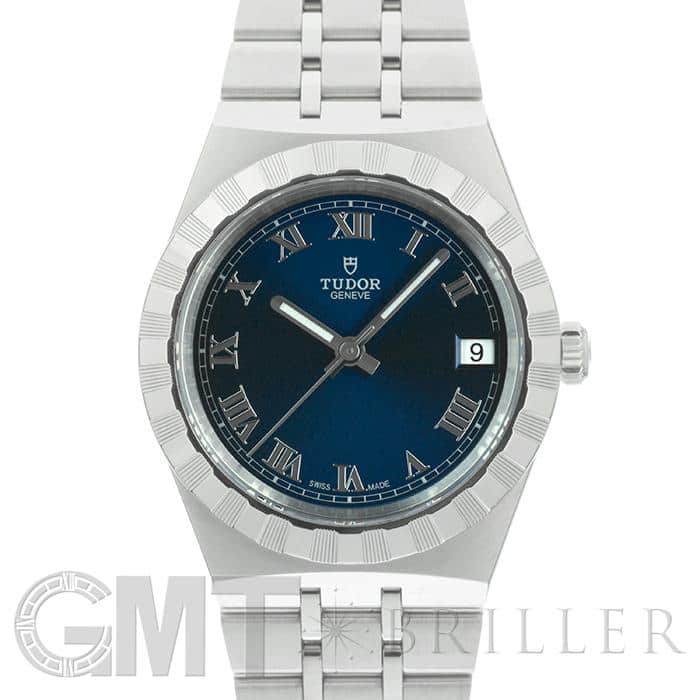 ロイヤルブルークラシックチュチュ6号 中古)TUDOR チューダー ロイヤル ロイヤル 34mm 28400-0006 ブルー
