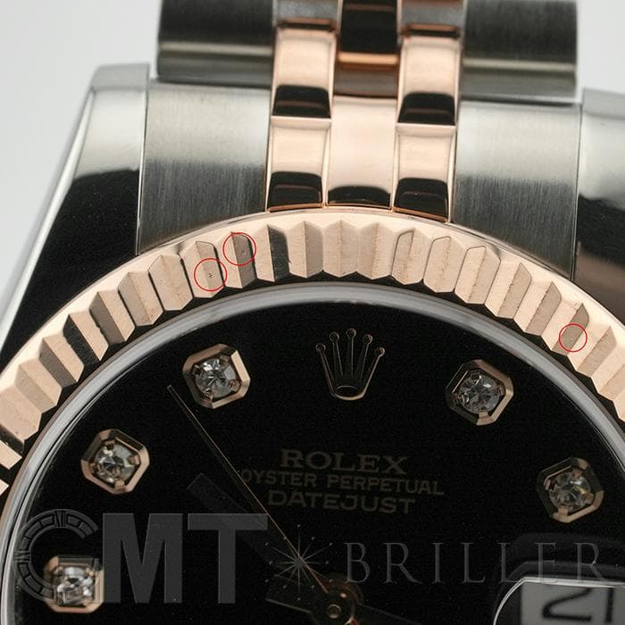 中古)ROLEX ロレックス デイトジャスト 178271G ブラック（商品ID