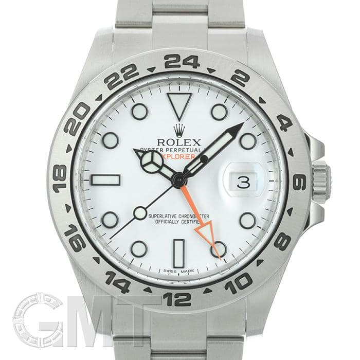 中古)ROLEX ロレックス エクスプローラー II 216570 ホワイト（商品ID