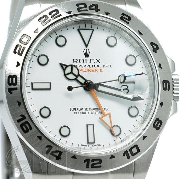 中古)ROLEX ロレックス エクスプローラー II 216570 ホワイト（商品ID