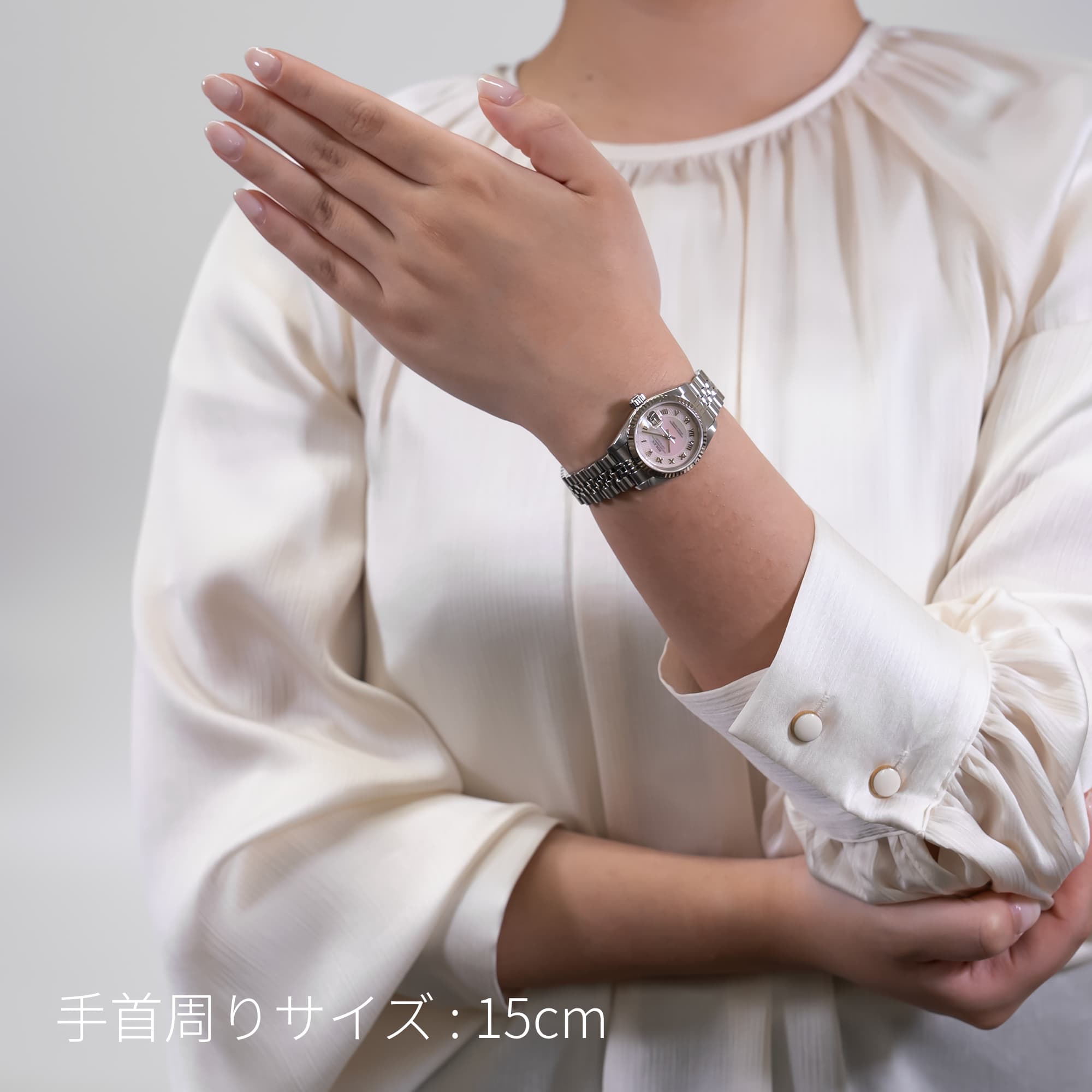 中古)ROLEX ロレックス デイトジャスト 79174NRD ピンクシェル（商品ID