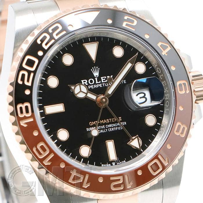 未使用)ROLEX ロレックス GMTマスター II 126711CHNR ブラック 