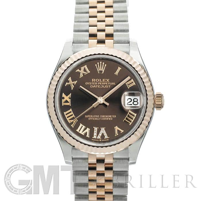 新品)ROLEX ロレックス デイトジャスト 278271 チョコレート ローマ VI